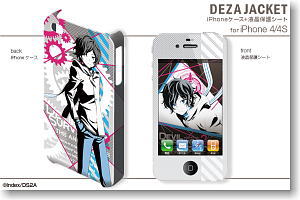 デザジャケット DEVIL SURVIVOR2 the ANIMATION iPhoneケース＆保護シート for iPhone4/4S デザイン01 久世響希 (キャラクターグッズ)