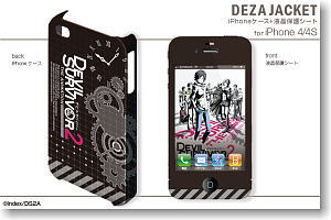 デザジャケット DEVIL SURVIVOR2 the ANIMATION iPhoneケース＆保護シート for iPhone4/4S デザイン06 デビルサバイバー2 (キャラクターグッズ)