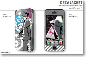 デザジャケット DEVIL SURVIVOR2 the ANIMATION iPhone 5 ケース＆保護シート デザイン05 鳥居純吾 (キャラクターグッズ)