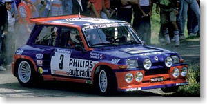 Renault 5 MAXI turbo (#3) 1985 Tour de Corse ※レジンモデル (ミニカー)