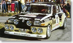 Renault 5 MAXI turbo (#12) 1985 Tour de Corse ※レジンモデル (ミニカー)