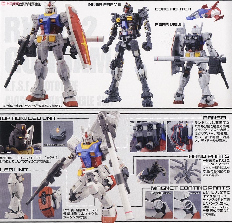 RX-78-2 ガンダム Ver.3.0 (MG) (ガンプラ) 商品画像3