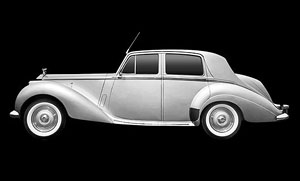 1949 Rolls-Royce Silver Dawn (Silver) (Diecast Car)