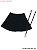 50cm サスペンダー付プリーツスカート (ブラック) (ドール) 商品画像1