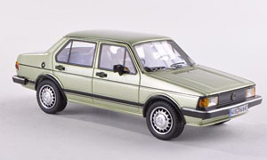 VW ジェッタ I 4-door (1980) メタリックグリーン (ミニカー)