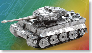 Metallic Nano Puzzle Tiger I Tank (Plastic model)