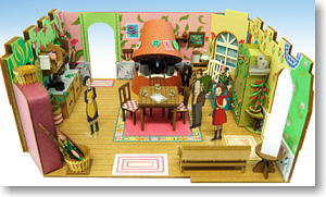 [Miniatuart] Limited Edition `The Borrower Arrietty` Arrietty`s House (Unassembled Kit) (Model Train)