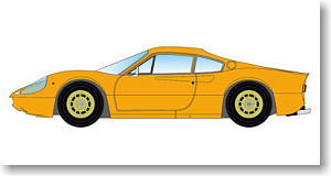 ディーノ 246 GT Eタイプ バンパー・レス オレンジ (ミニカー)