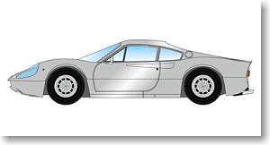 ディーノ 246 GT Eタイプ バンパー・レス シルバー (ミニカー)