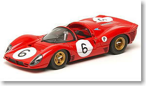 フェラーリ 330 P4 スパイダー `S.E.F.A.C.` #0860 BOAC500 ブランズハッチ 1967 2位 No.6 (ミニカー)