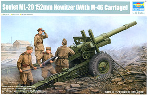 Soviet Army 152mm Howitzer-gun `M46 Carriage` (Plastic model)