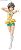 Brilliant Stage The Idolmaster 2 Kikuchi Makoto Vital Sunflower ver. (PVC Figure) Item picture1