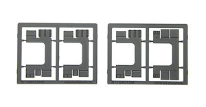 床下機器 24系25形客車用 (黒色) (4両分入) (鉄道模型)