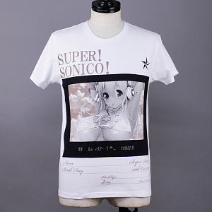 Super Sonico Finder Short Sleeve T-Shirts Ver.TEE XS (Anime Toy)