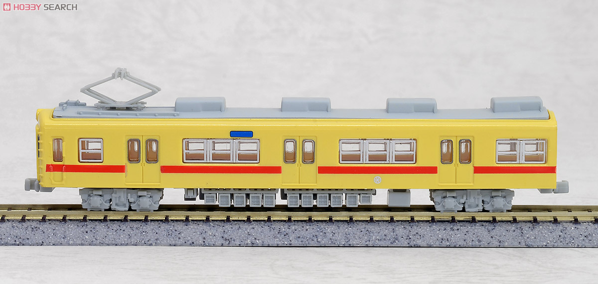 Nishi-Nippon Railroad Type600 Miyajidake Line (Yellow+Red Belt) (3-Car Set) (Display Model) (Model Train) Item picture4