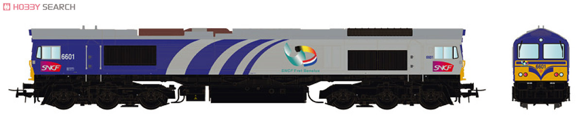 EMD Class66 SNCF No.6601 Fret Benelux (フレット・ベネルクス) ★外国形モデル (鉄道模型) その他の画像1