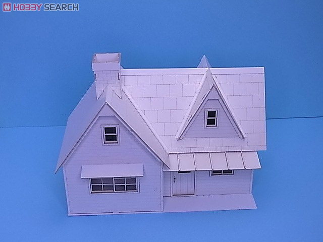 (Oナロー) 1/48 Oゲージナローストラクチャー 小さなペンション・別荘 未塗装ペーパーキット (組み立てキット) (鉄道模型) 商品画像2