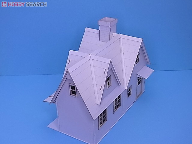 (Oナロー) 1/48 Oゲージナローストラクチャー 小さなペンション・別荘 未塗装ペーパーキット (組み立てキット) (鉄道模型) 商品画像6