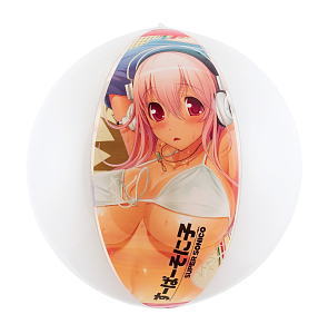 Super Sonico 50cm Beach Ball Swim Wear (Anime Toy)