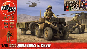 British Quad Bikes & Crew (Plastic model)