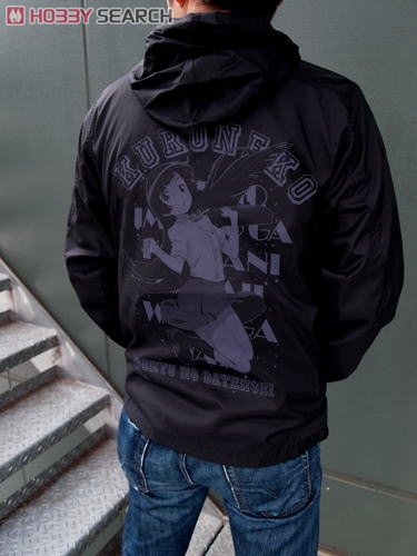 Ore no Imouto ga Konna ni Kawaii Wake ga Nai Kuroneko Graphic Hooded Windbreaker Black x Red XL (Anime Toy) その他の画像1