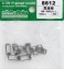【 8612 】 貫通幌 (客車・旧国型 グレー) (10個入り) (鉄道模型) 商品画像1 サムネイル