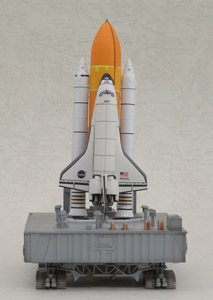 スペースシャトル `アトランティス` ブースター付 w/クローラー･トランスポーター (完成品宇宙関連)