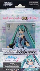 Weiss Schwarz Trial Deck(English Version) Hatsune Miku -Project DIVA- f (Trading Cards)