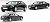 メルセデスベンツ S600 GUARD (V221) ブラック (ミニカー) 商品画像1