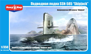 SSN-585 スキップジャック級攻撃原潜 (プラモデル)
