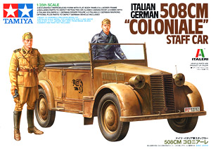 German/Italy Army Staff Car 508CM Coloniale (Plastic model)
