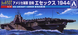 US Navy aircraft carrier Essex 1944 (Plastic model)