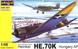 ハインケル He 70K [ハンガリー空軍] (プラモデル)