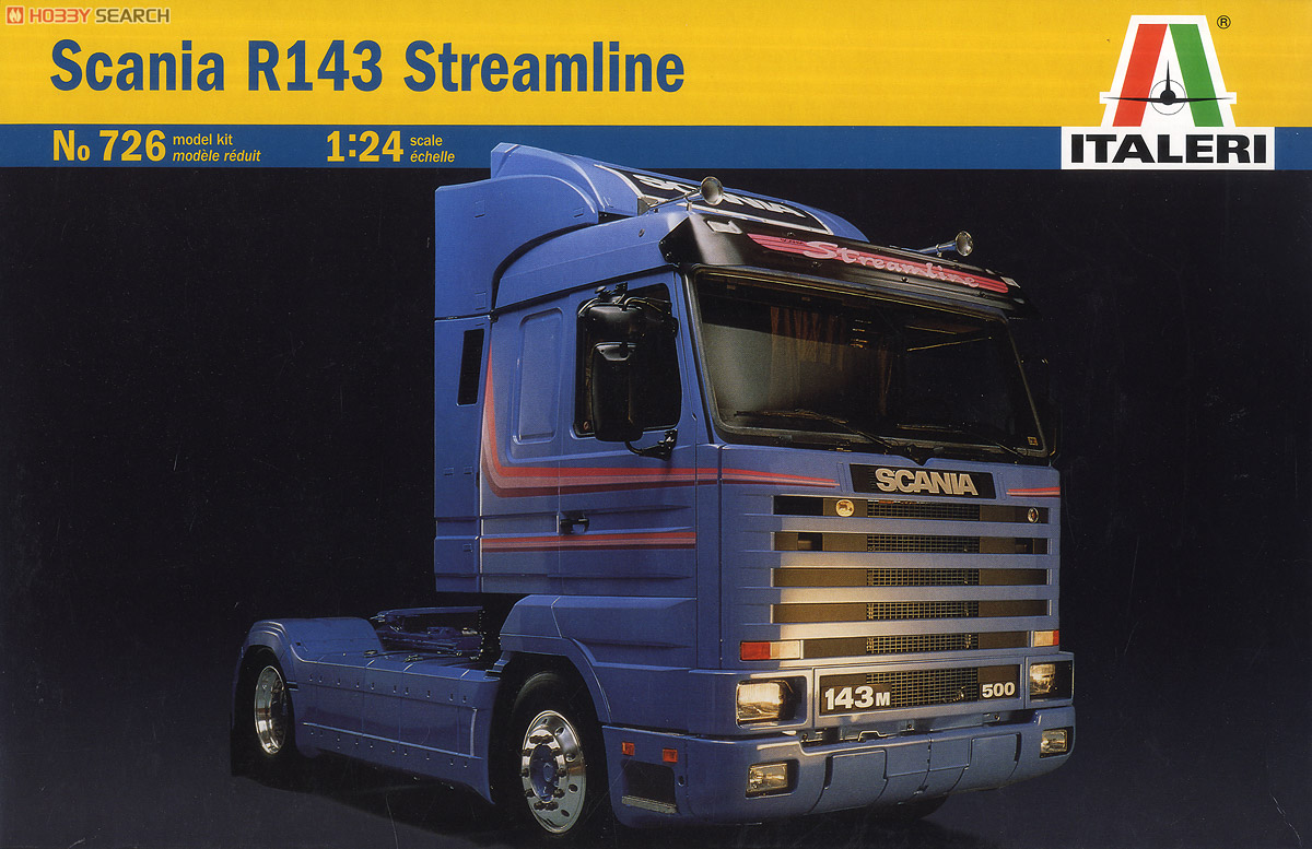 Scania R143 Streamline (プラモデル) パッケージ1