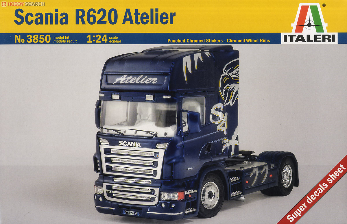 スカニア SCANIA R620 アトリエ トラクターヘッド (プラモデル) パッケージ1