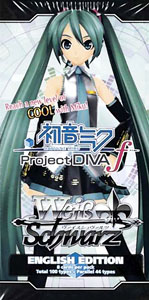 Weiss Schwarz Booster Pack(English Version) Hatsune Miku -Project DIVA- f (Trading Cards)