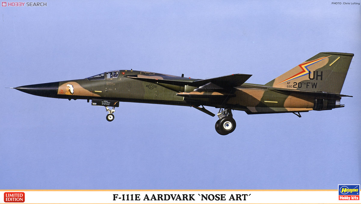 F-111E アードバーク `ノーズアート` (プラモデル) パッケージ1