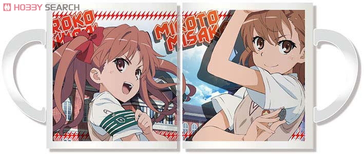 To Aru Kagaku no Railgun S Mug Cup Mikoto & Kuroko (Anime Toy) Item picture1