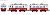 B Train Shorty Passenger Car Series 14-200 (Resort & Spur Color) (2-Car Set) (Model Train) Other picture1