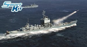 アメリカ海軍 原子力ミサイル巡洋艦 U.S.S. ロングビーチ CGN-9 1980 (プラモデル)