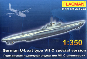 独・Uボート TypeVII C・重対空型フラックボート (プラモデル)