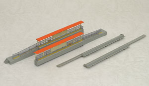 UNITRACK/UNITRAM ユニトラック/ユニトラム 路面電車用プラットホームセット (左/右・各1入) (鉄道模型)