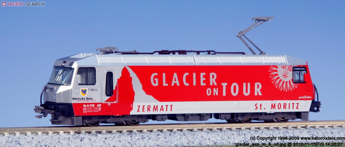 N Scale Starter Set Special Glacier Express `GLACIER ON TOUR` (3-Car Set + Oval Set + Power Pack) (Model Train) Item picture2