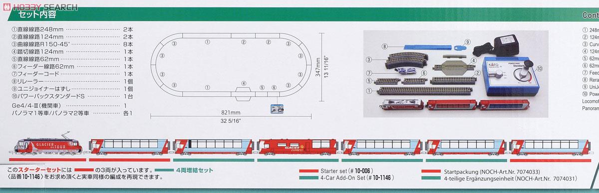 N Scale Starter Set Special Glacier Express `GLACIER ON TOUR` (3-Car Set + Oval Set + Power Pack) (Model Train) About item3