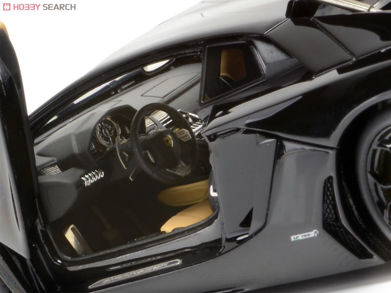 Lamborghini Aventador LP700-4 (ブラック) フル開閉 (ミニカー) 商品画像2