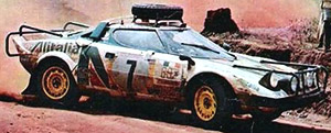 Lancia Stratos HF (#7) 1977 Safari ※レジンモデル (ミニカー)