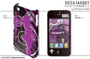 デザジャケット ダンガンロンパ THE ANIMATION iPhoneケース＆保護シート for iPhone4/4S デザイン03 霧切響子 (キャラクターグッズ)