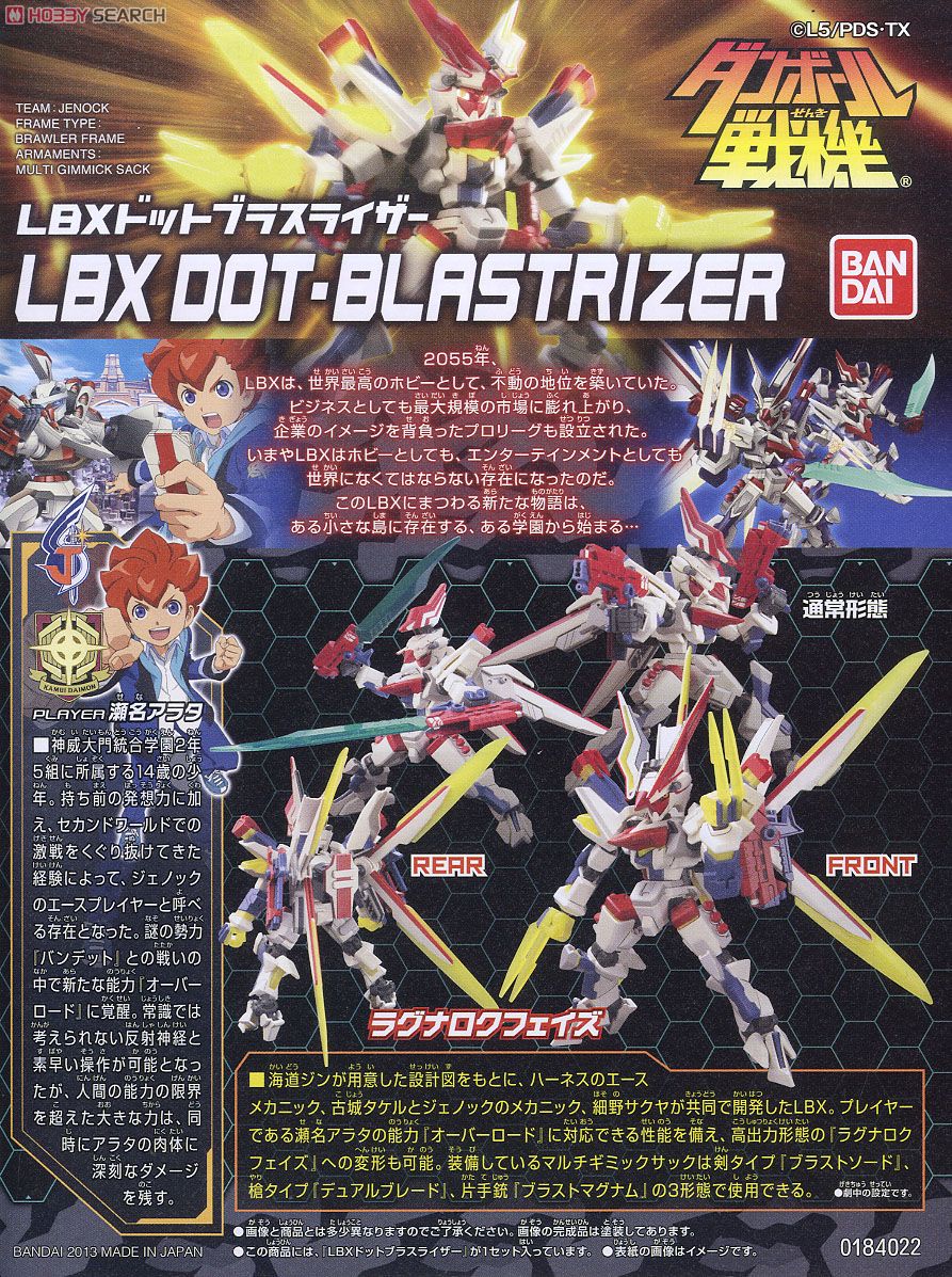 LBX ドットブラスライザー (プラモデル) 解説1