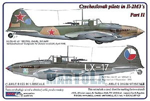 [1/72] IL-2M3 Shturmovik Czechoslovakia Volunteer Group Pilot - Part2 (Decal)