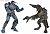 Pacific Rim/ 7 inch Action Figure: Gipsy danger vs Knife Head Kaiju 2PK (Completed) Item picture1